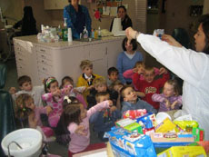 group shot of garden city orthodontist denise emma and nursery school